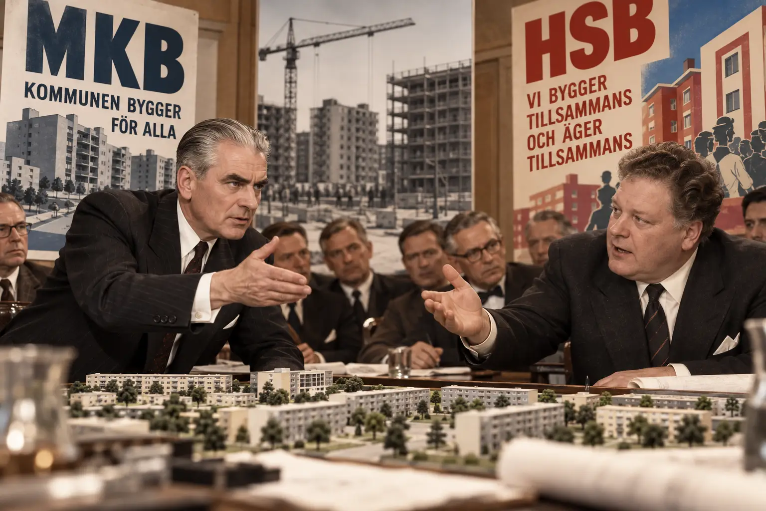 När arbetarrörelsen blev oense om bostaden – MKB eller HSB?