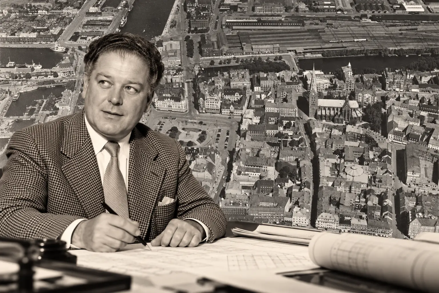 1953 – Arnold Sönnerdahl tar ledningen när det moderna Malmö växer fram